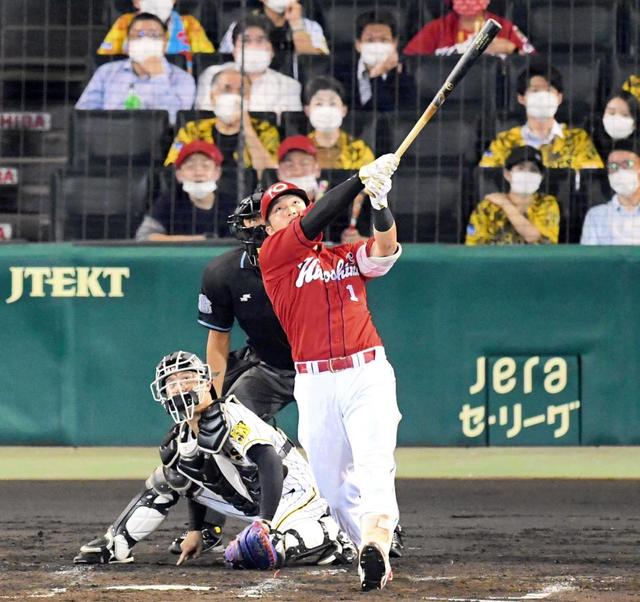 広島・鈴木誠也　連発９月１３本塁打は自己最多　６連勝導く驚弾「たまたまです」