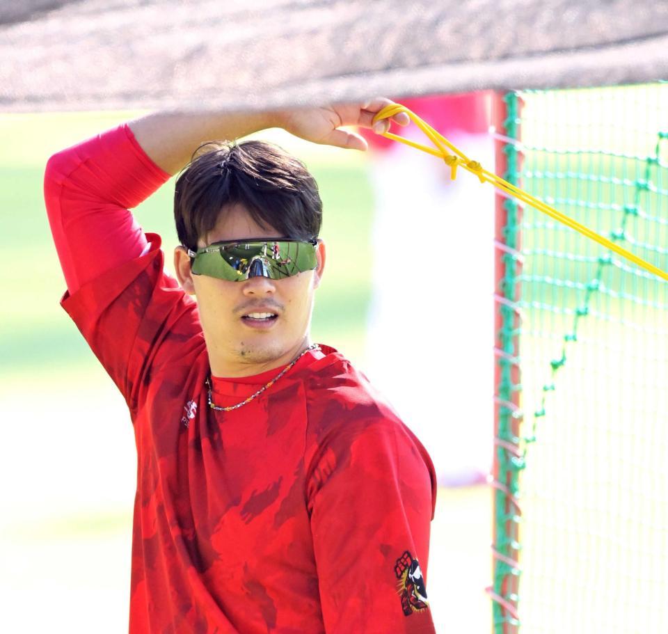 　ハーラートップに並ぶ１３勝目へ燃える九里（撮影・立川洋一郎）