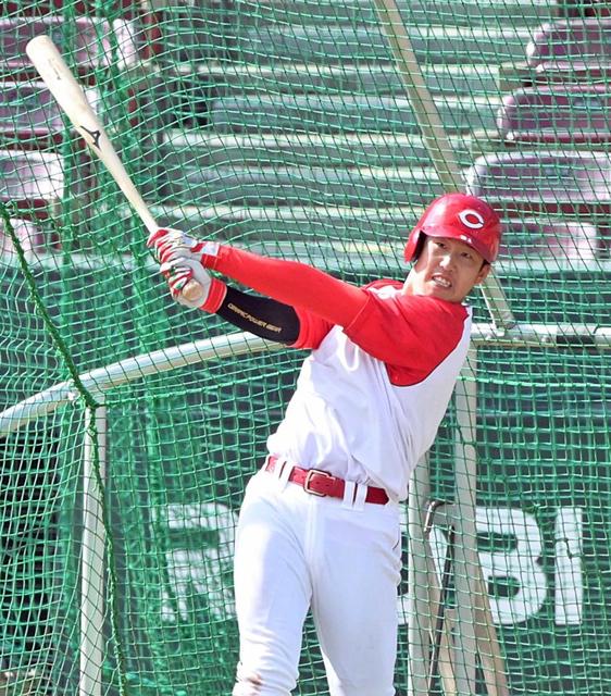 広島・小園 最終戦１番起用も 前田智徳以来の高卒３年目３割へ積極打法