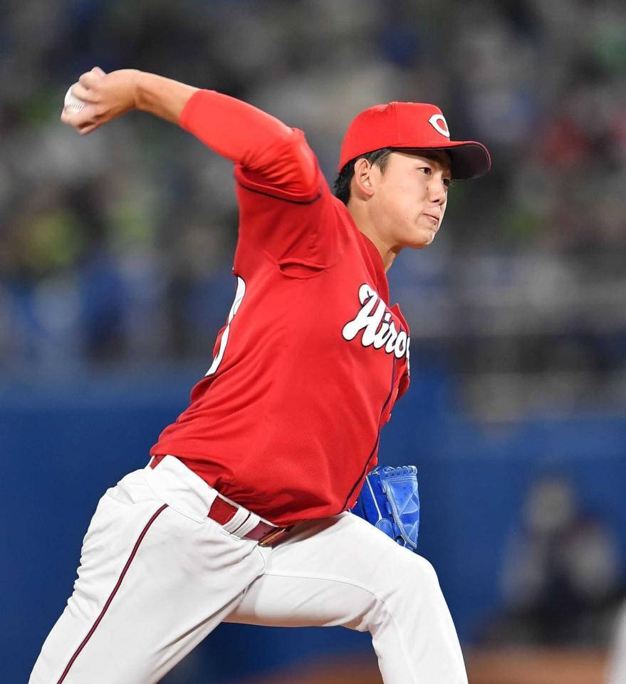 　プロ初登板で初先発のルーキー小林（撮影・西岡正）　