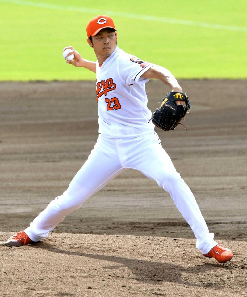 広島東洋カープ 藪田投手ジャージ上下 - 野球