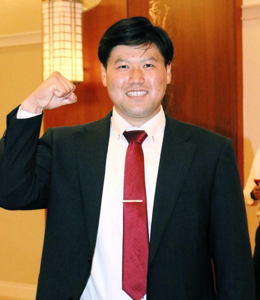 球団の新人本塁打記録更新に意欲を示したドラフト６位・末包　