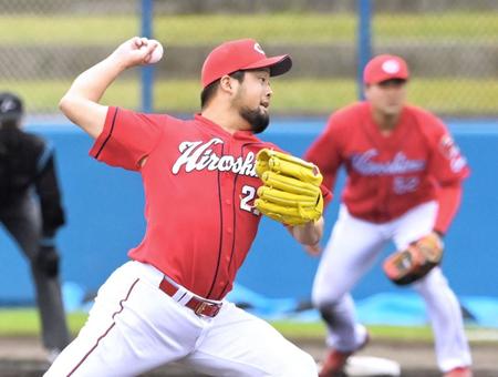 ７回裏に登板し、３三振を奪う好投を見せた中崎