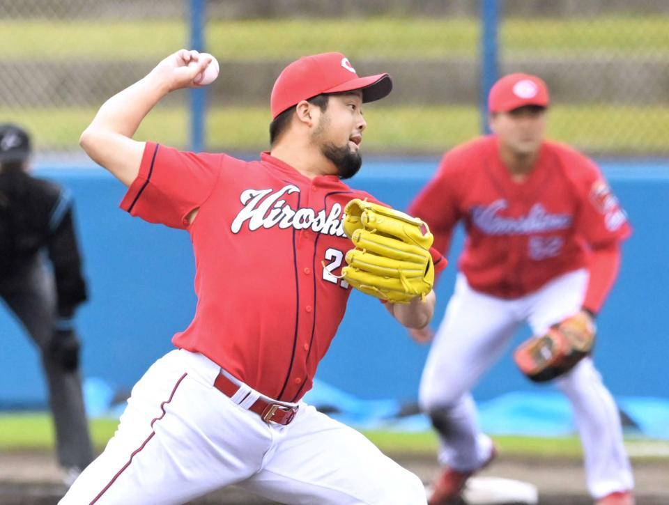 ７回裏に登板し、３三振を奪う好投を見せた中崎