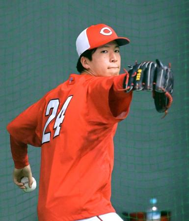 　佐藤輝との対戦はお預けとなった黒原（撮影・立川洋一郎）