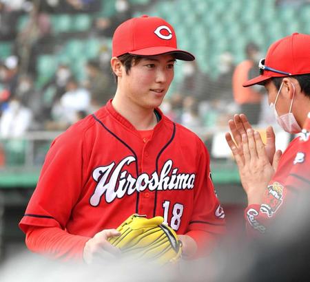 ６回から登板し３回１失点の森下