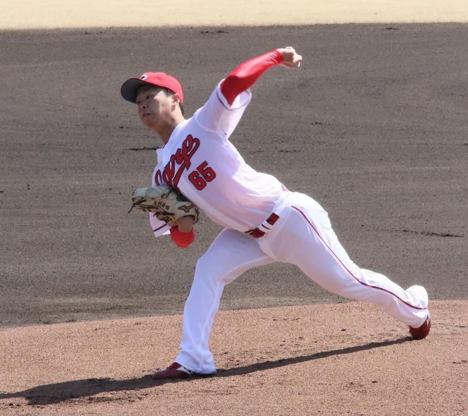 　６回２失点で開幕に向けて順調ぶりを示した玉村