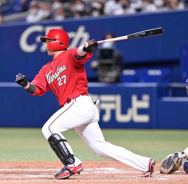 これぞ２２年型カープ野球！会沢粘りの中前打「何とかして塁に出る」　大野撃ち２点打も