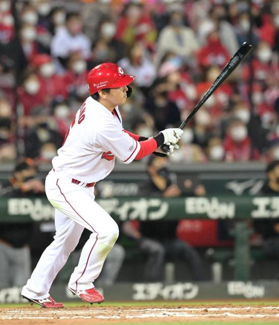 広島 今季初先発の長野が躍動 ３打点で勝利貢献 きょうはタクさんの命日 思い込めプレー 広島カープ デイリースポーツ Online