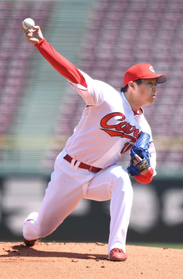 　２軍戦で先発し５回１失点の野村（撮影・石井剣太郎）