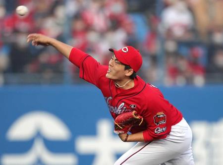 　７回１失点と好投した九里