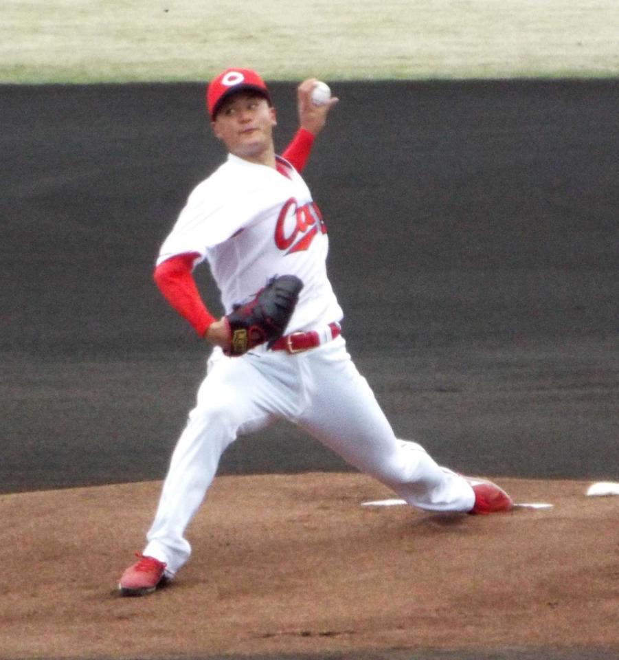 　オリックス戦に先発し６回１失点と好投した森