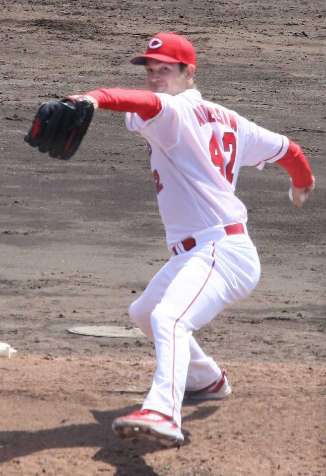 　２軍戦に先発したアンダーソン