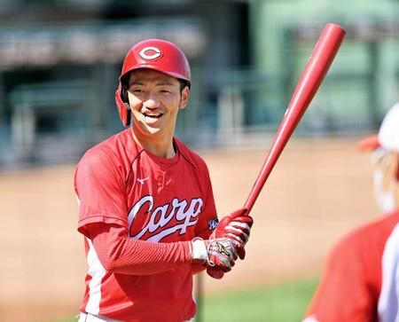 打力向上を目指す矢野