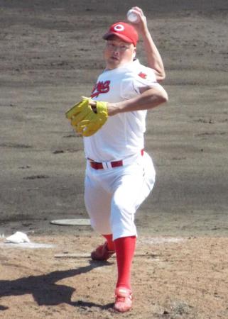 　オリックス戦に登板し１回無失点の中崎