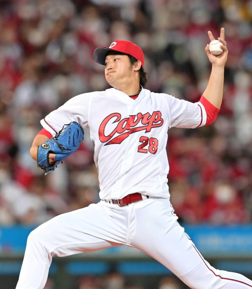 　８回無失点の快投で５勝目を挙げた床田