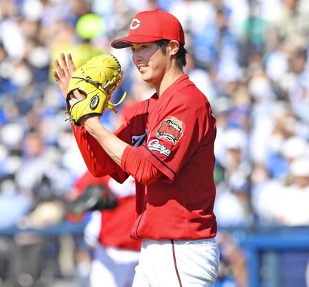 　３５日ぶりに５勝目を挙げた森下（撮影・棚橋慶太）