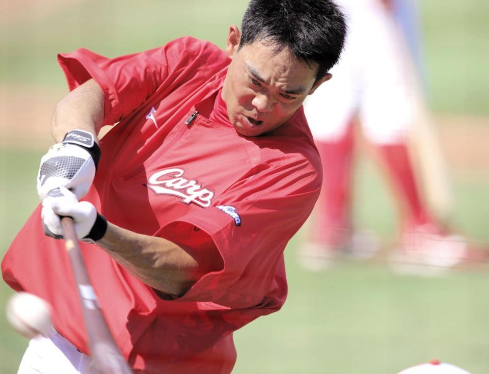 １２日に本拠地デビューする秋山