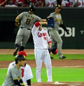 広島　先発の床田は８回３失点で降板　粘投も今季９勝目はならず