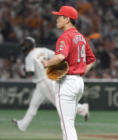 広島・大瀬良が３回５失点でＫＯ　今季最短タイ　遠い８勝目