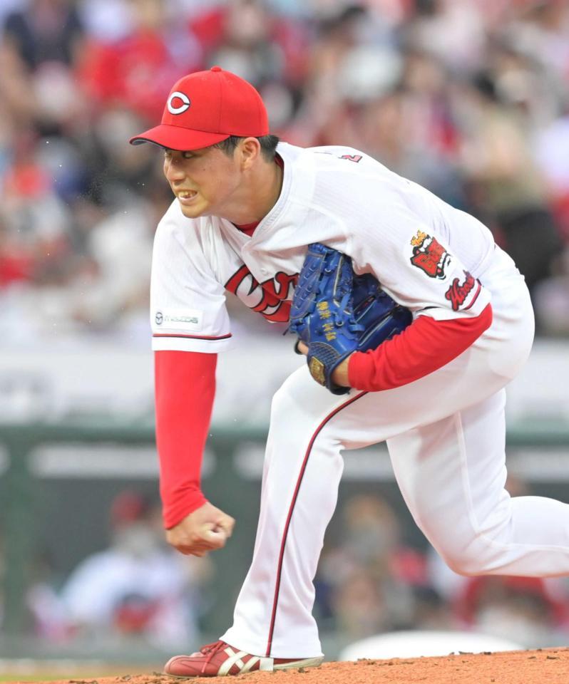 　５回１失点で２勝目を挙げた野村（撮影・立川洋一郎）