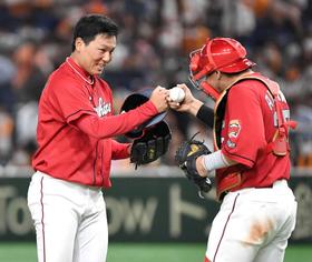 広島・栗林　３連投なんの３者連続Ｋ　４連投の可能性にも「自分はいくと思って」
