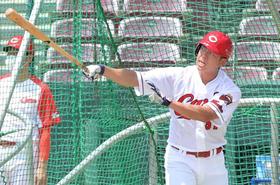 カープ野間　超攻撃的１番打者になる　前カード３連戦１２の１「開き直って積極的に」
