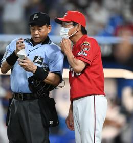 ５位転落の広島　河田監督代行　逆転３ラン被弾の村上に「相手が上だった」