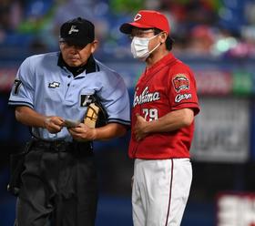 広島・河田監督代行　村上４四球に「ヤクルトファンには大変申し訳ない」