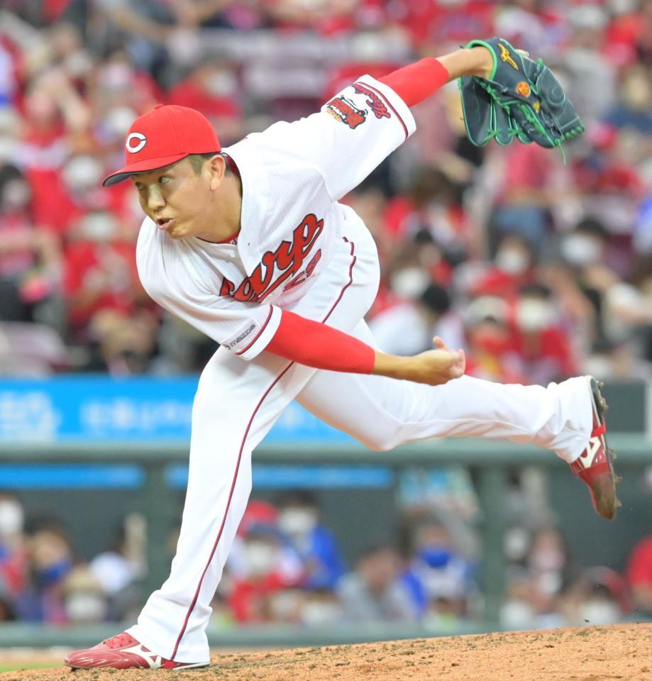 　９回に登板し、最後を締めくくったケムナ（撮影・立川洋一郎）