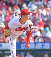 　６回無失点の好投で２勝目を挙げた玉村（撮影・立川洋一郎）