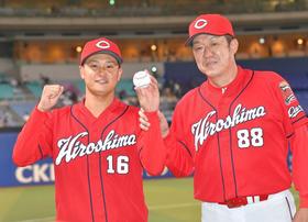 プロ初勝利の広島ドラ２・森「素直にうれしい」　指揮官は「もう１回チャンスある」