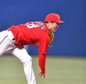 広島・森下、無エ～ン　７回１失点もコリジョン適用で不運決勝点　連勝５でストップ　