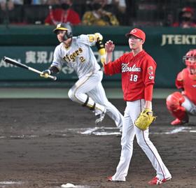 広島　森下が誤算　六回途中６失点で降板　１１勝目ならず
