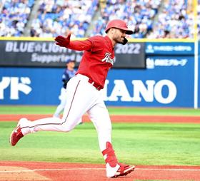 広島マクブルーム完全復活弾　２ラン＆ダメ押し打「みんなでＣＳに食い込んでいきたい」