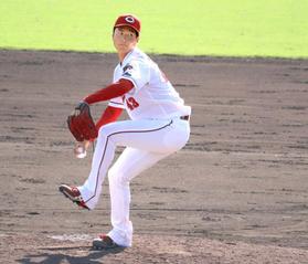カープ島内　勝利の方程式入りへ課題克服誓う「真っすぐを生かす一番の方法」