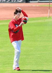 カープ森下　開幕は間に合う！右肘手術終えて再始動「そこまで焦る必要もない」