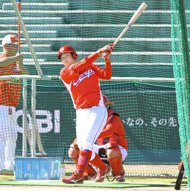 広島・堂林 パワ振ルボディー計画 出力アップへ 来春までに初の体重