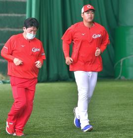 広島・林晃汰が腰痛で秋季キャンプ離脱　藤井ヘッド「来年いいスタートが切れるように」