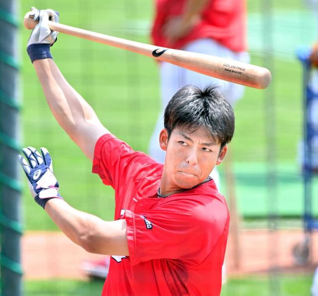 広島・野間　１番譲らん　今季チーム最多６８戦先発　切り込み隊長目指す盗塁「２５」