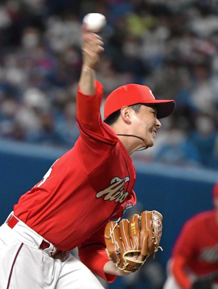 　直球の見直しをテーマに掲げた大瀬良