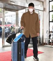 　入寮する斉藤（撮影・田中太一）