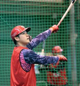 広島ドラ７・久保　伊勢孝夫氏の薫陶受けた打撃披露　「塩見みたいな選手になれる」