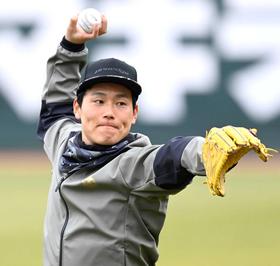 栗林誓った　侍守護神で感動再び　広島唯一選出も「誠也さんはカープ。１人じゃない」