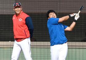 カープ末包　１人だけ５分延長ロングティーを一発締め「監督の愛情表現」　新井監督「入ったの？」