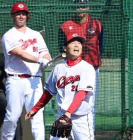 広島　栗林の投球に大拍手　フォークがキレキレ　ＷＢＣ球「違和感もうない」「課題つぶす」