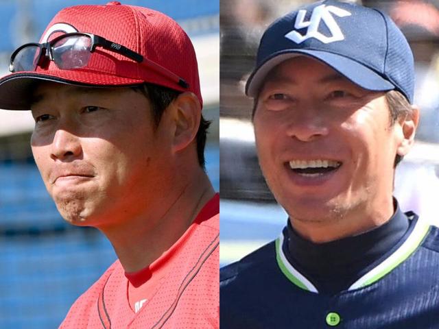 広島－ヤクルトのＯＰ戦　県立広島工業出身の先輩後輩が初のメンバー交換　高津監督、新井監督とも笑顔