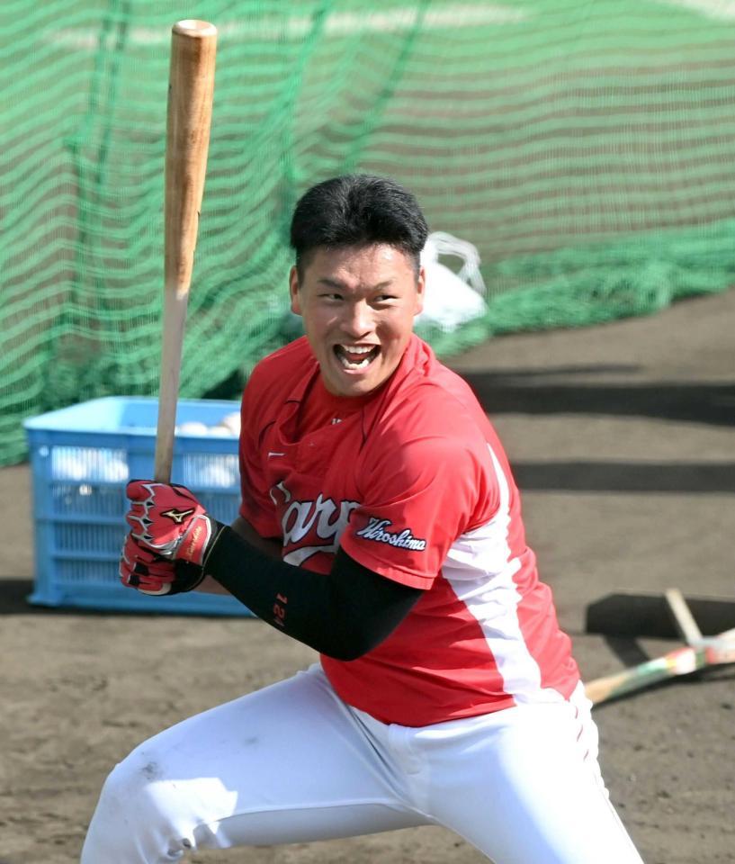 日南キャンプでバットを振りまくった木下　