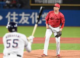カープ・大瀬良　５年連続開幕投手で初黒星　村上に被弾も粘りの５回５安打２失点「次につながっていく」