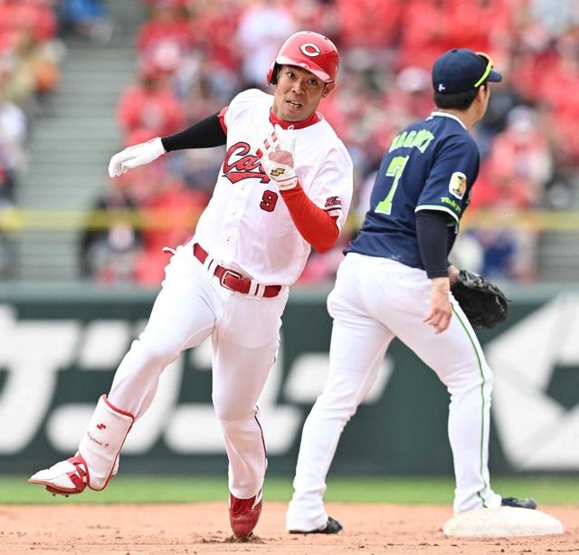 カープ秋山 バースデー猛打賞2戦連続4度目 打率リーグトップ・468「最高のもの見せられたかな」